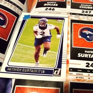 Patrick Surtain II Denver Broncos NFL Rookie Card